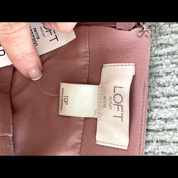 LOFT Outlet 10 Petite patch pocket mini skirt NWT - Picture 6 of 10
